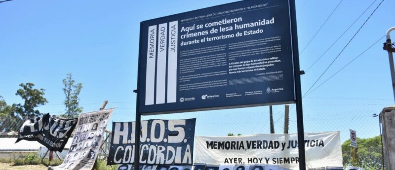 Buscan testigos de la desaparición de un cartel que señalizaba un sitio de memoria